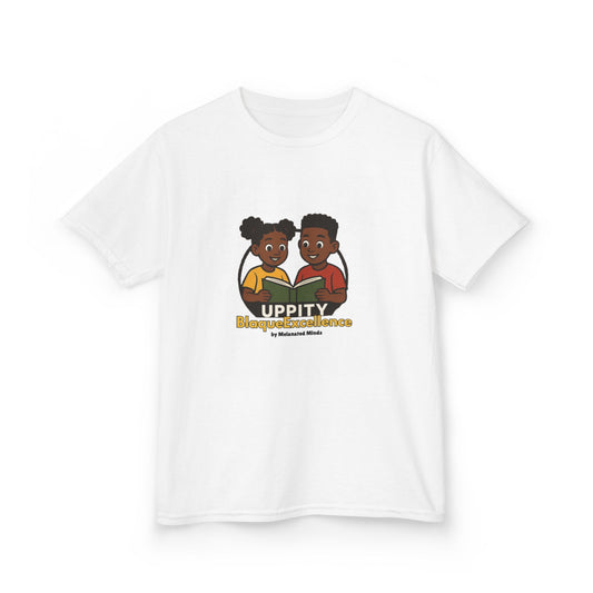 Uppity BlaqueXcellence Kids Tee, Children's T-Shirt, Youth Empowerment Shirt, Diversity and Inclusion Apparel, Gift for Young Scholars