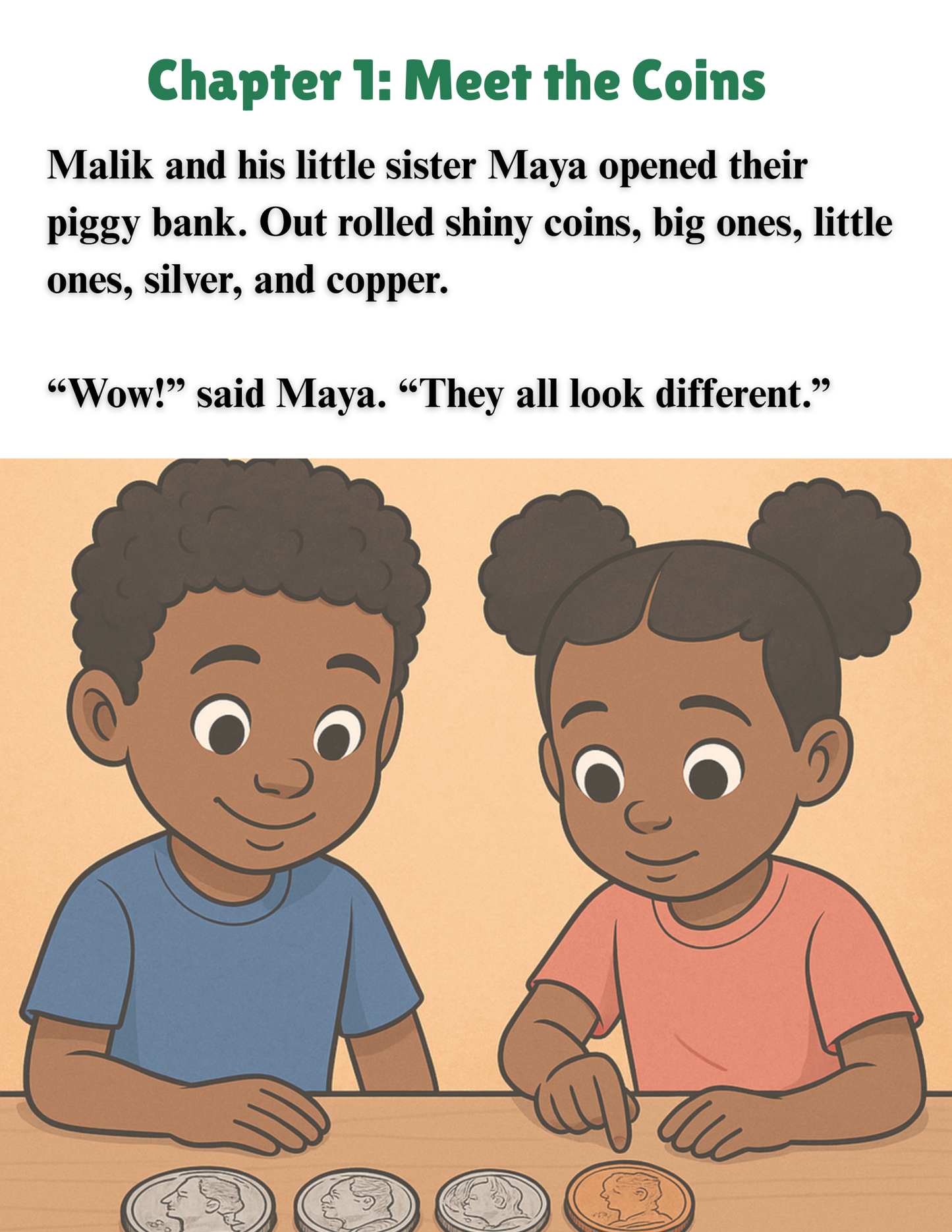 Counting Money with Malik and Maya (Melanated Minds Online) E-Book