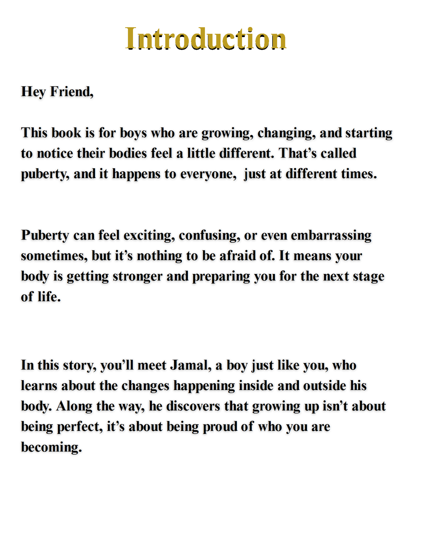 Growing Up Strong: Jamal’s Journey Through Puberty (Melanated Minds Online) E-Book