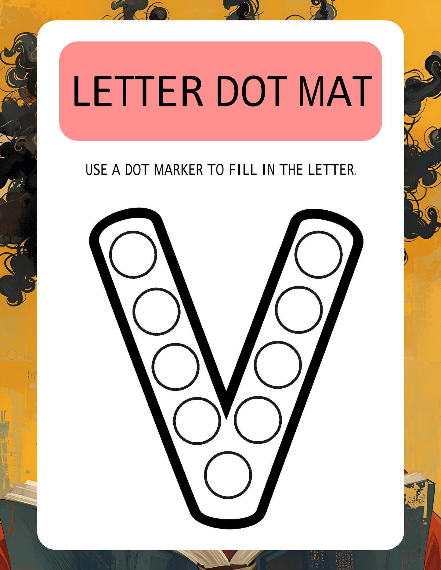 Melanated Minds Online Letter To Dot Workbook