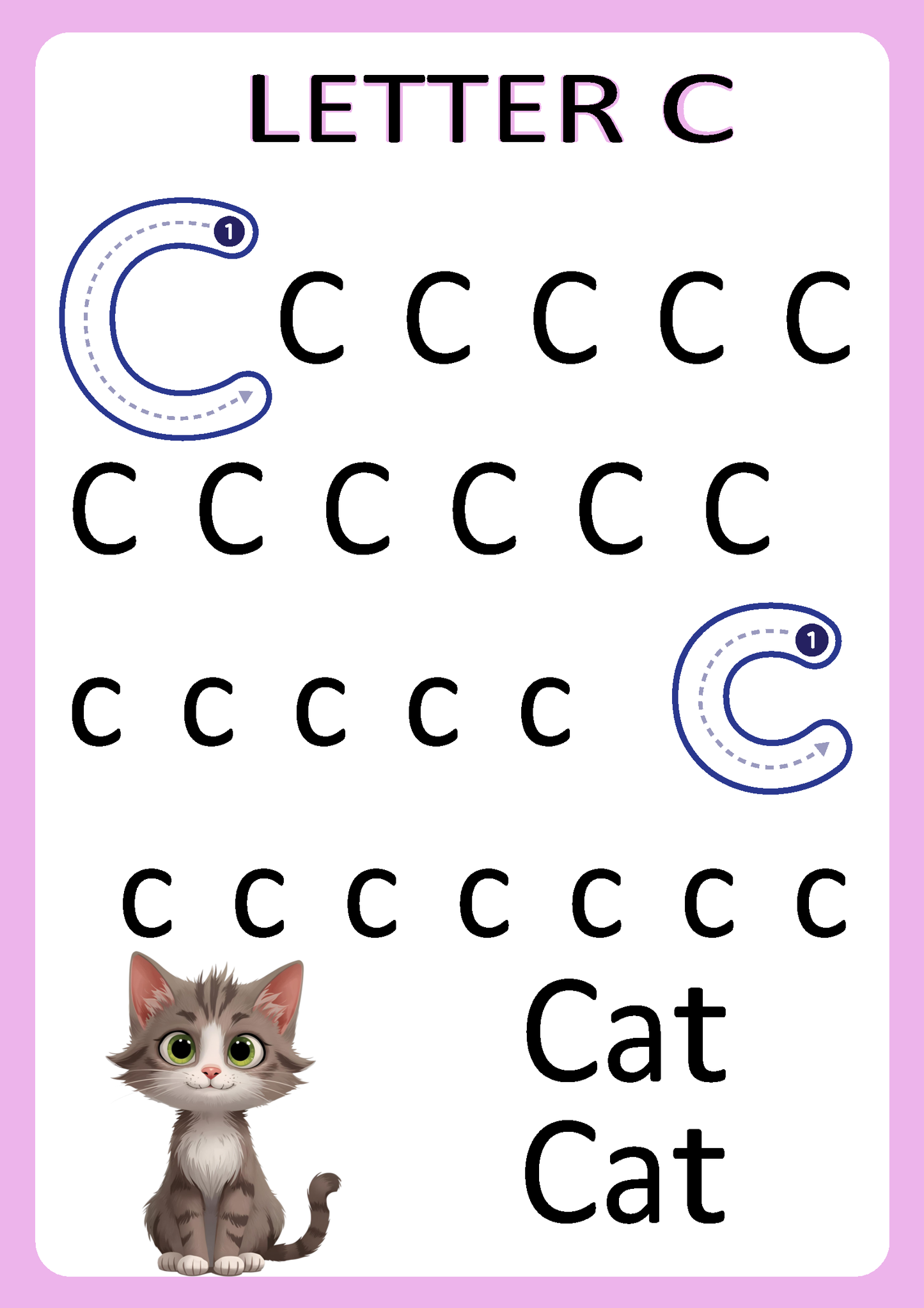 Melanated Minds Online Trace The Alphabet Workbook