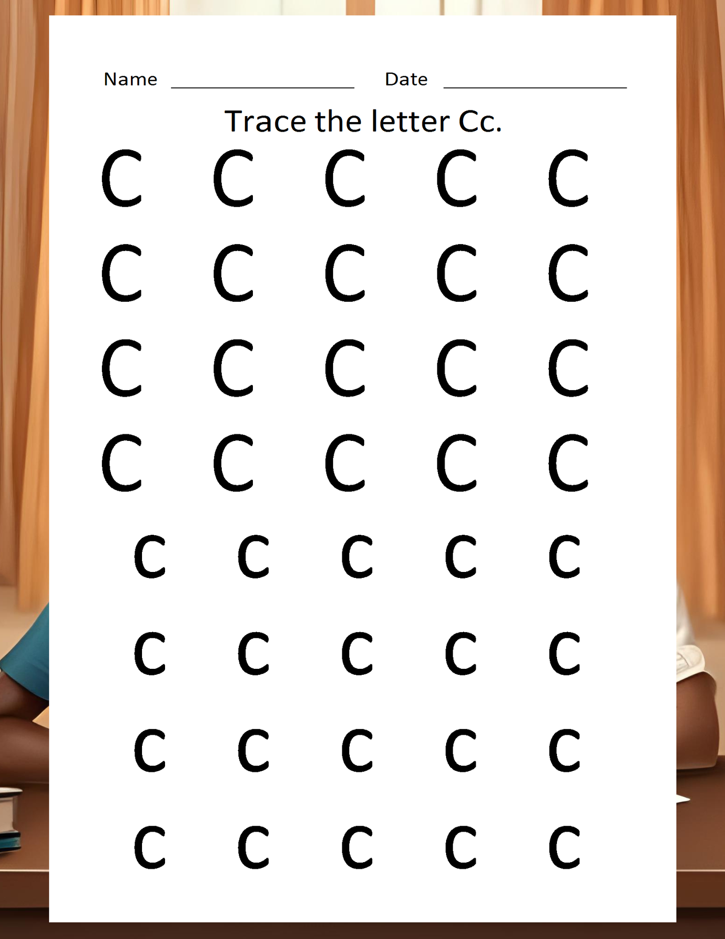 Melanated Minds Pre-School Alphabet Workbook