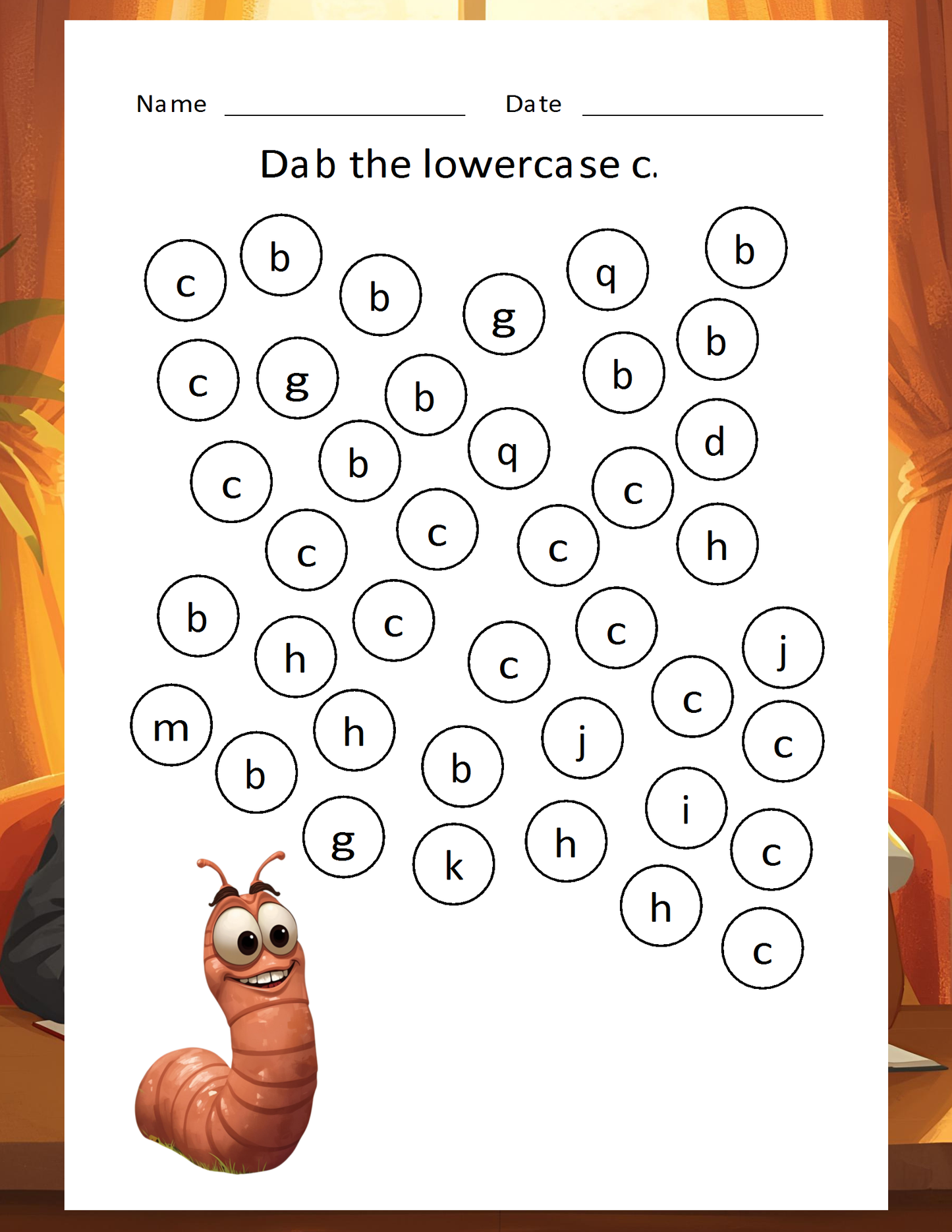 Melanated Minds Pre-School Alphabet Workbook
