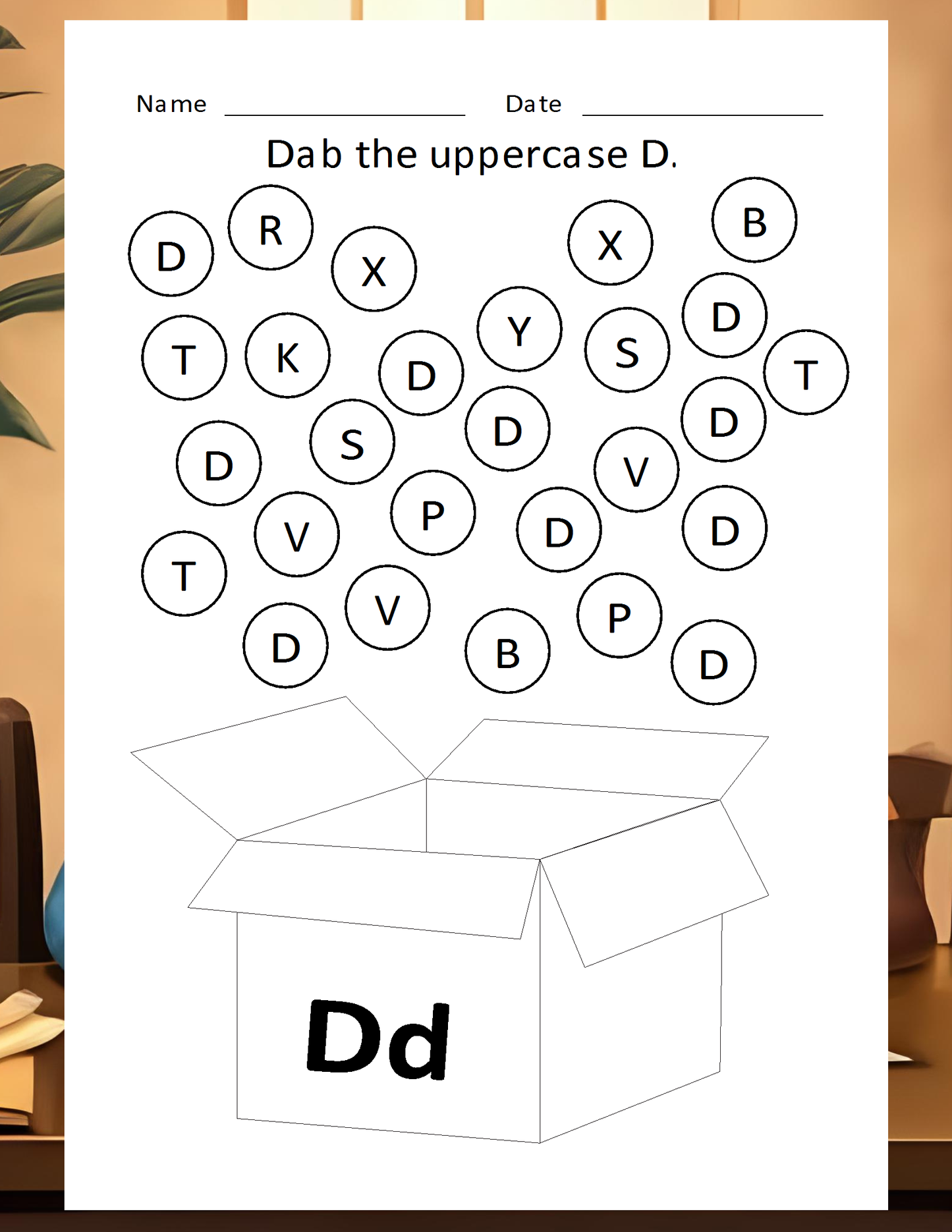 Melanated Minds Pre-School Alphabet Workbook