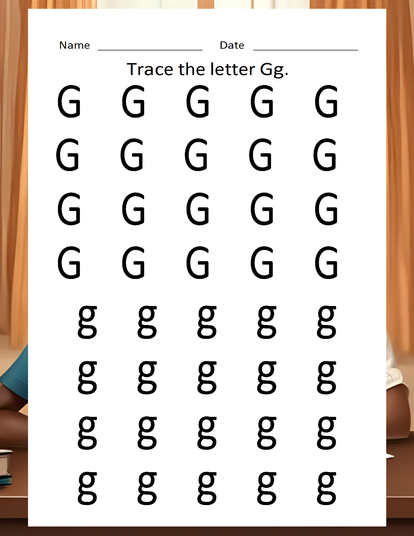 Melanated Minds Pre-School Alphabet Workbook
