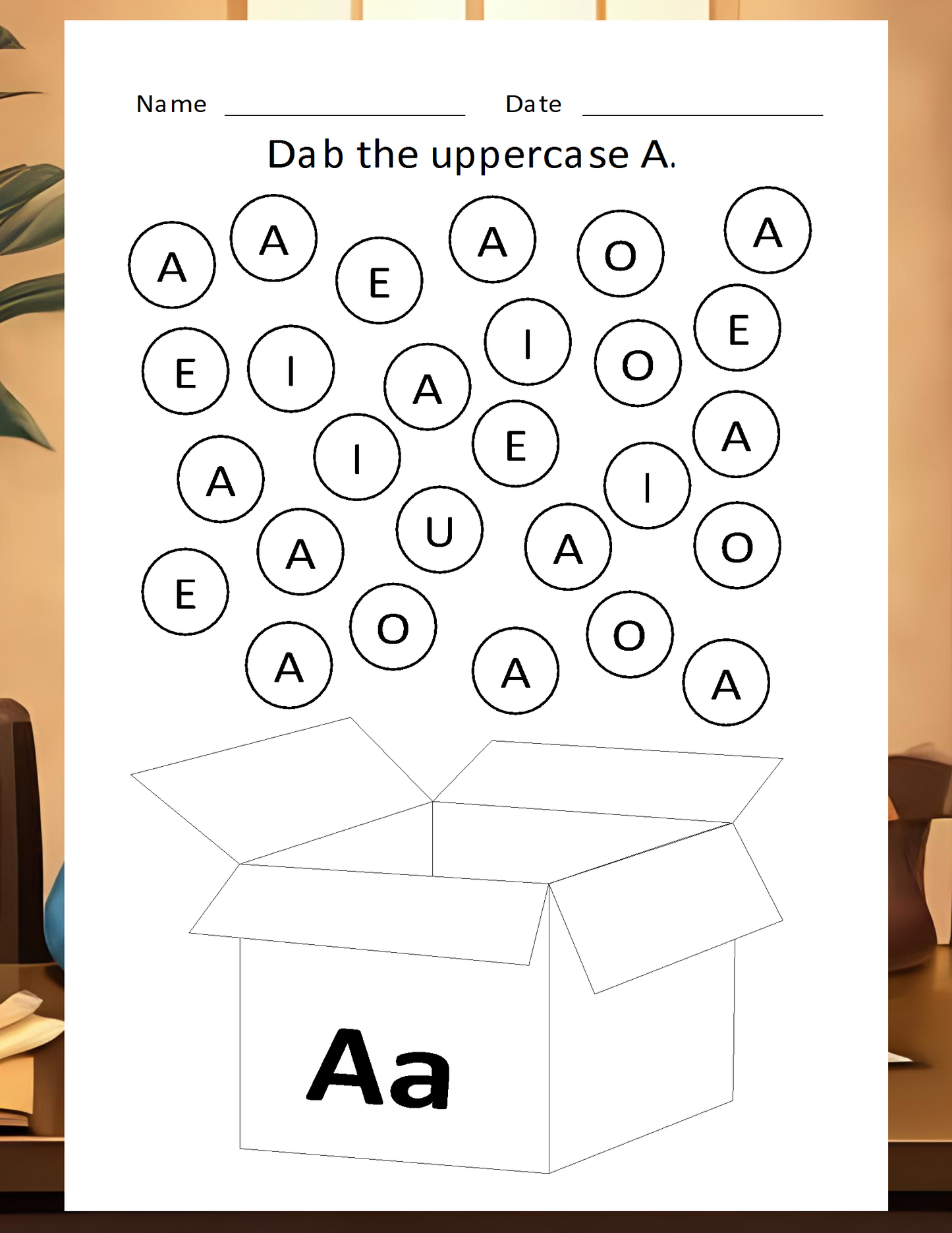 Melanated Minds Pre-School Alphabet Workbook