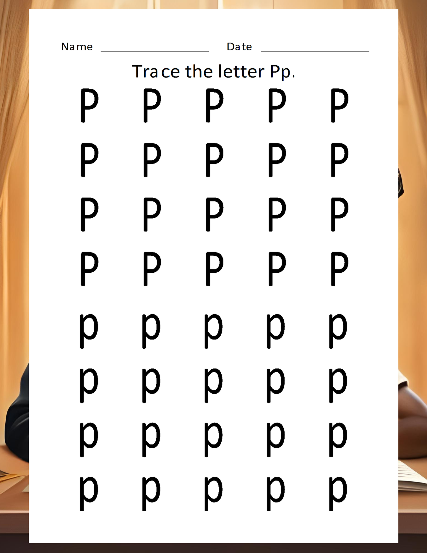 Melanated Minds Pre-School Alphabet Workbook