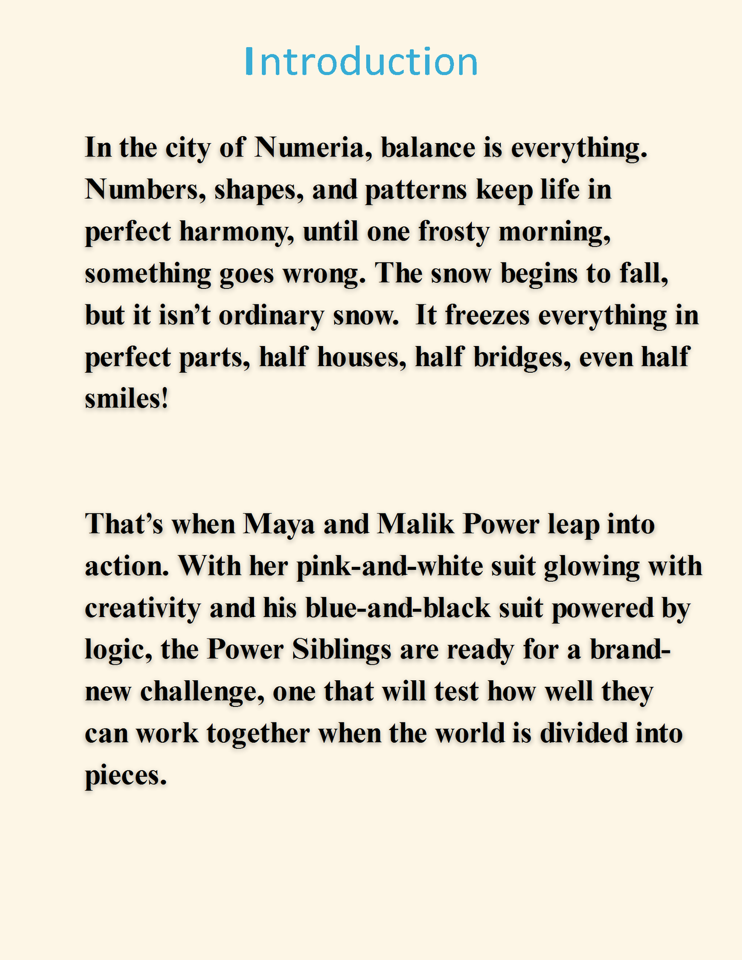 Power Siblings: Book 2  The Fraction Freeze (Melanated Minds Online) E-Book
