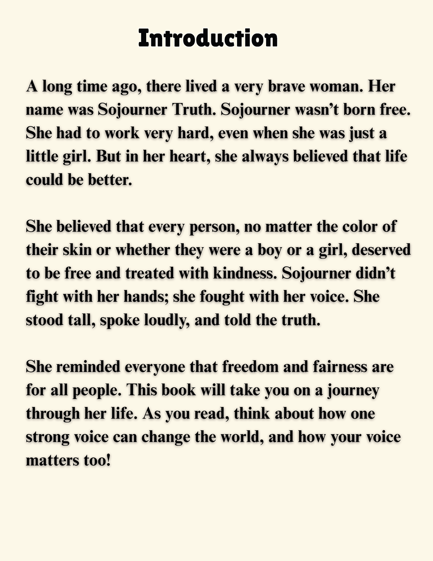 Sojourner Truth:  The Little Girl Who Grew Into a Big Voice (Melanated Minds Online) E-Book