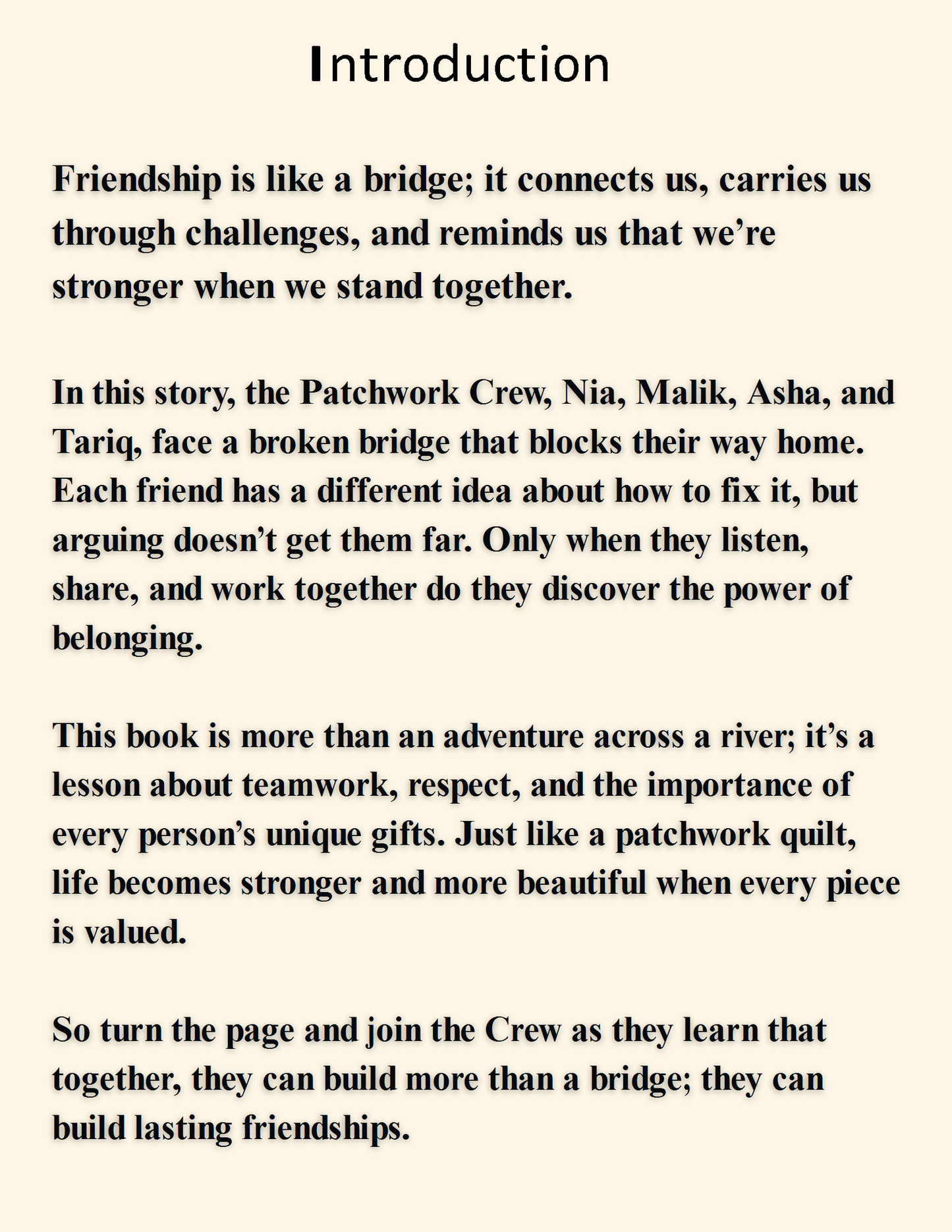 The Patchwork Crew 4: The Bridge of Belonging (Melanated Minds Online) E-Book