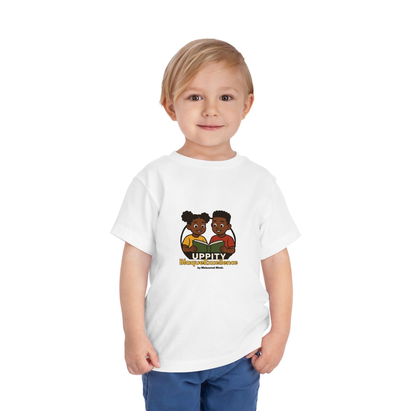 Uppity Blaque Excellence Toddler Tee, Black Joy T-Shirt, Kids Empowerment Shirt, Diverse Representation, Birthday Gift