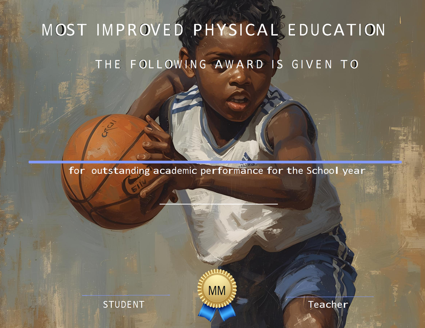 Melanated Minds Online Most Improved Certificates 14 Packs
