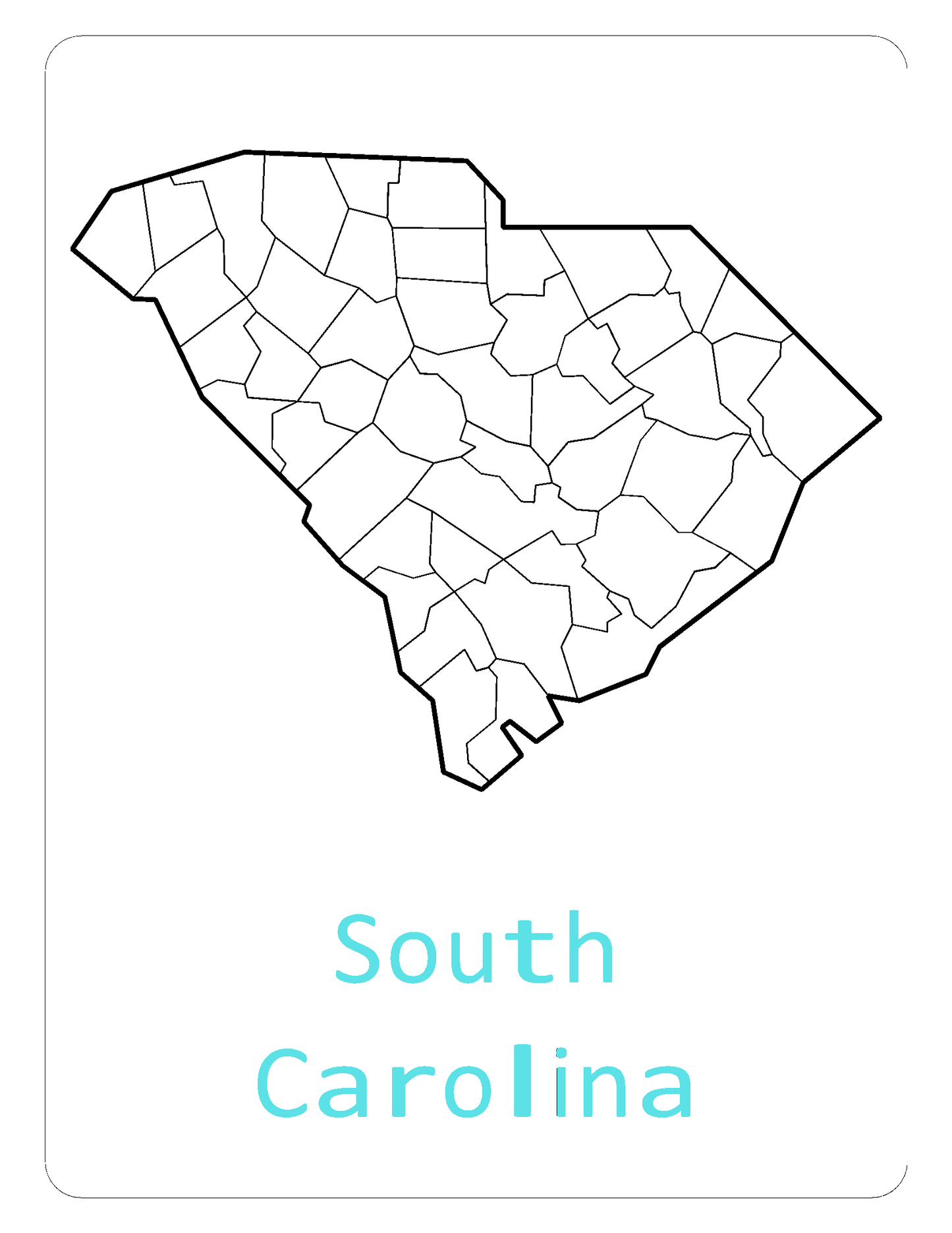 Melanated Minds Color the States Workbook Grades K-5