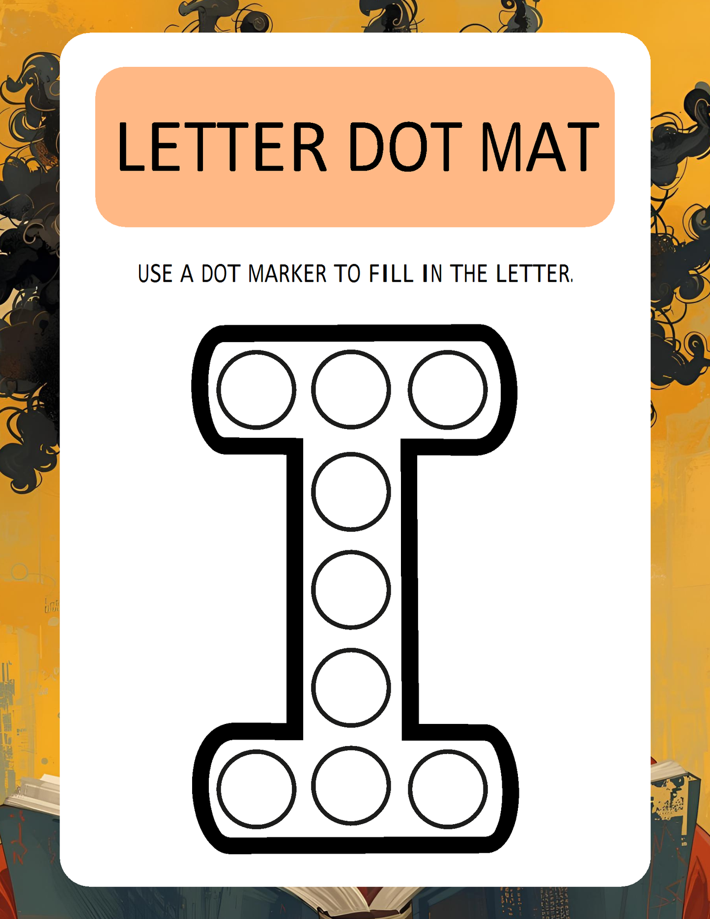 Melanated Minds Online Letter To Dot Workbook