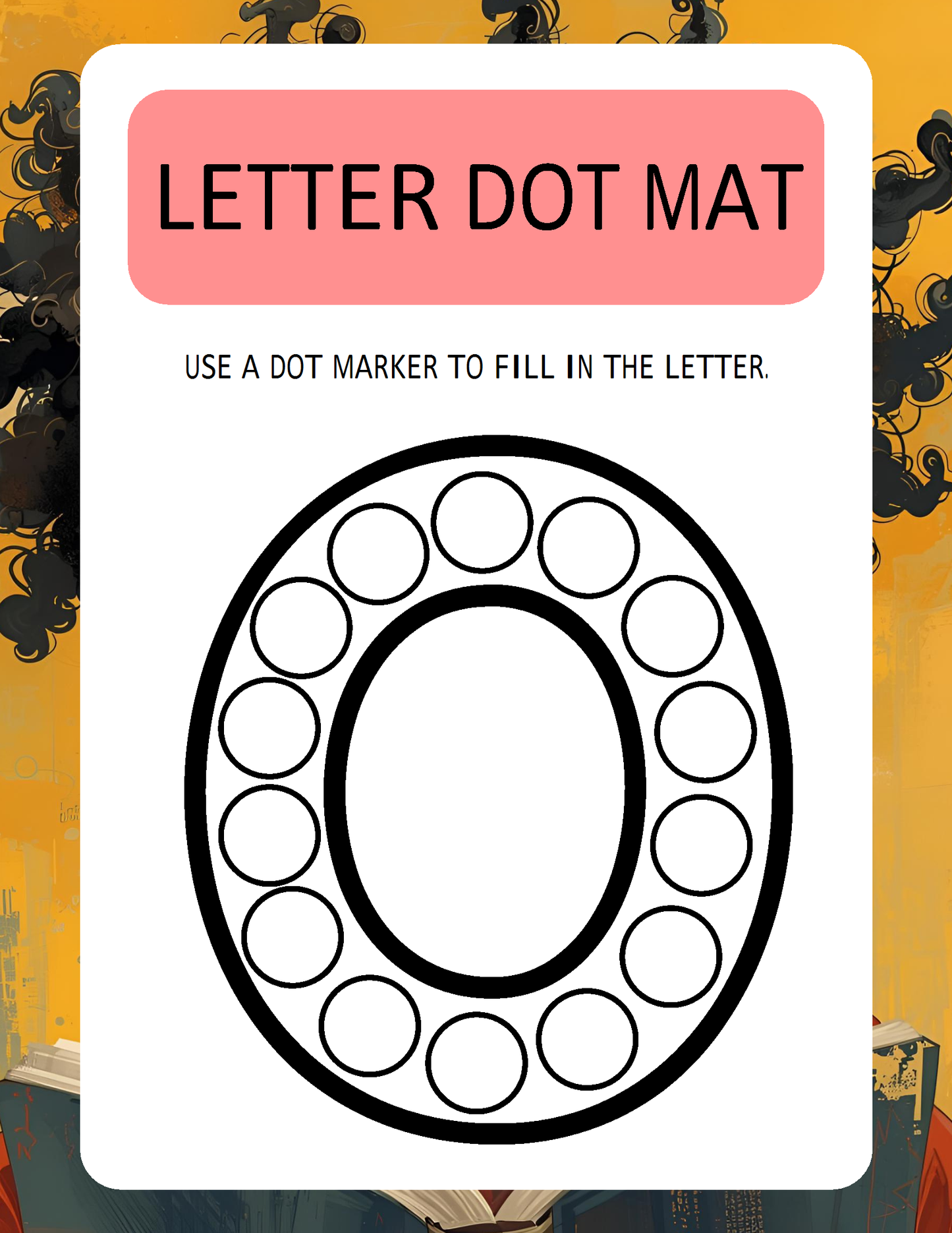 Melanated Minds Online Letter To Dot Workbook
