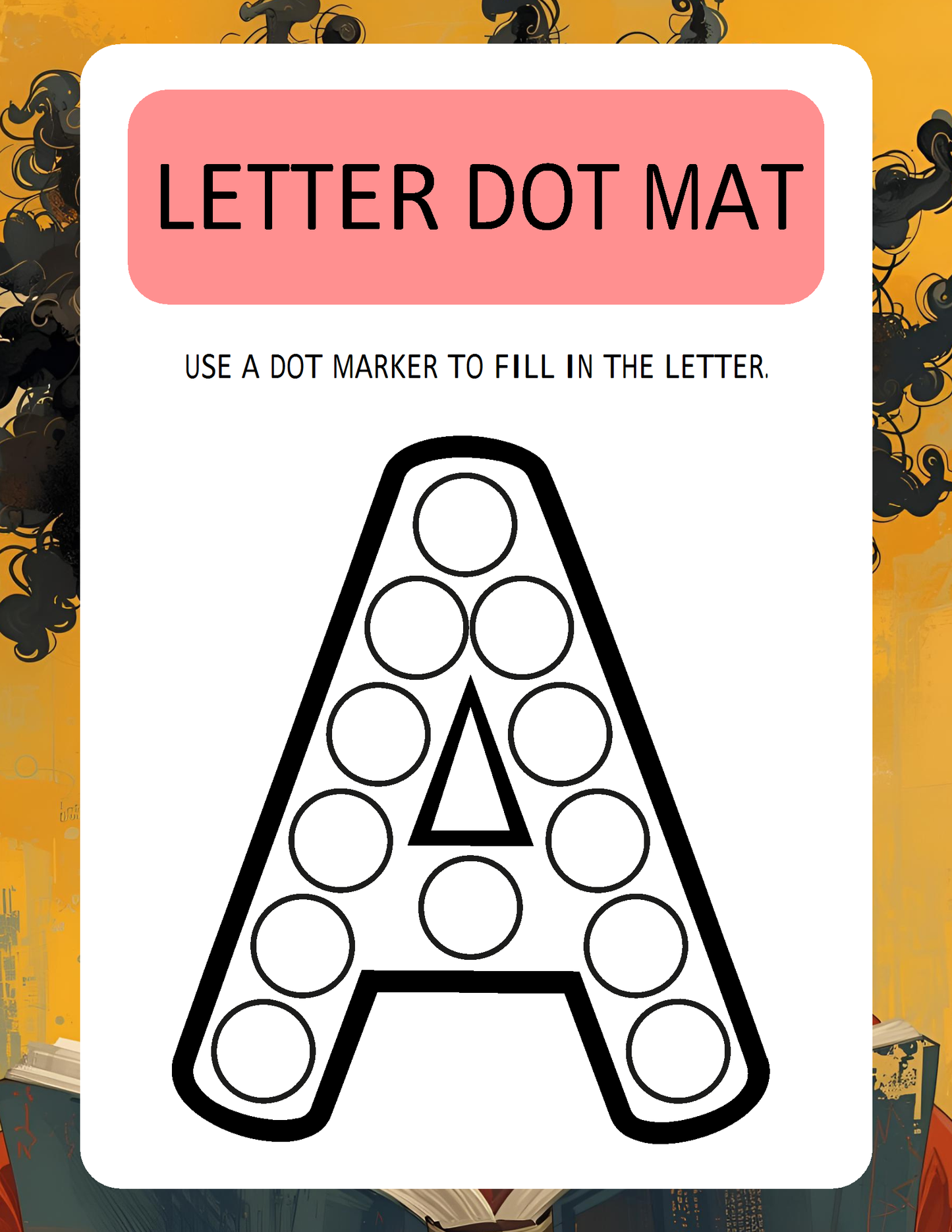Melanated Minds Online Letter To Dot Workbook