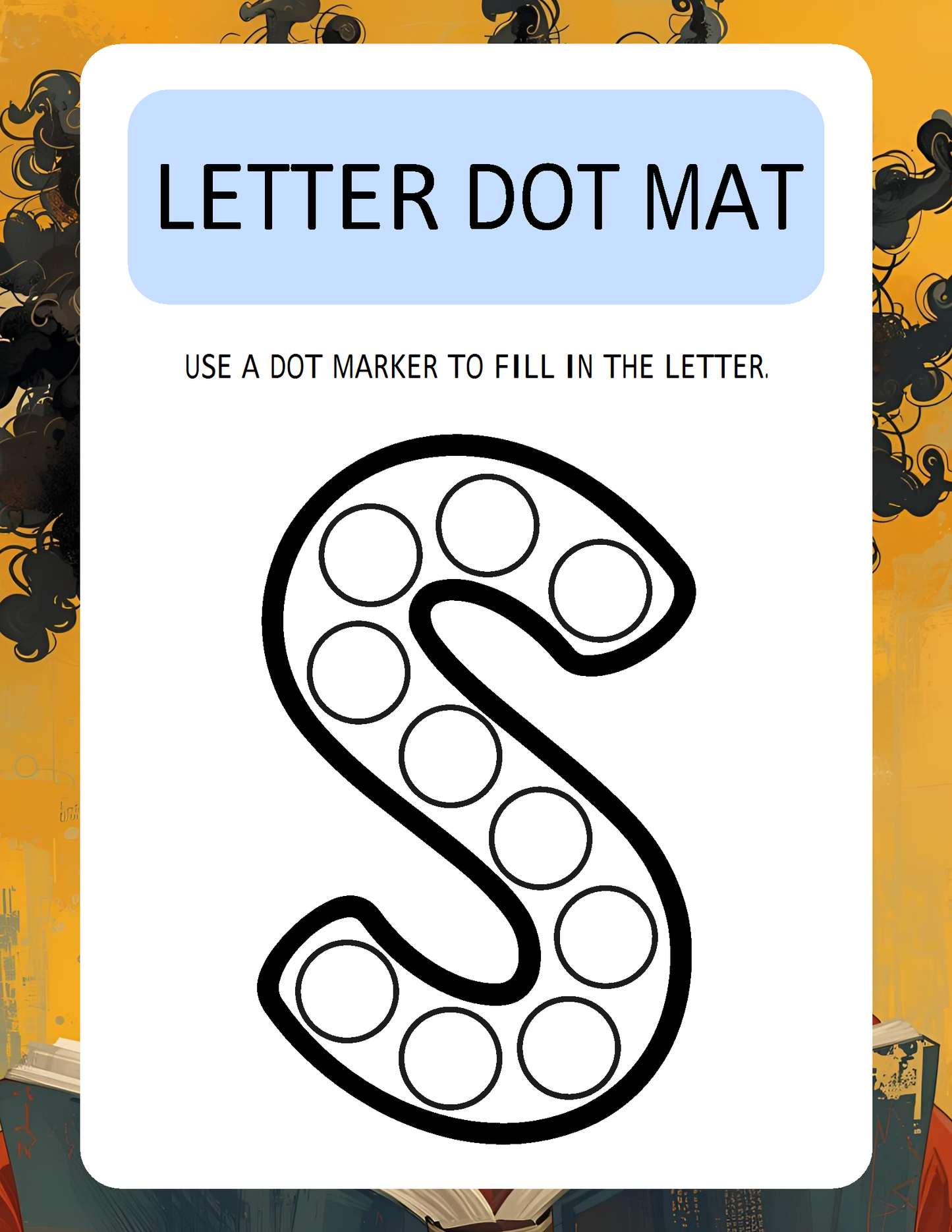 Melanated Minds Online Letter To Dot Workbook