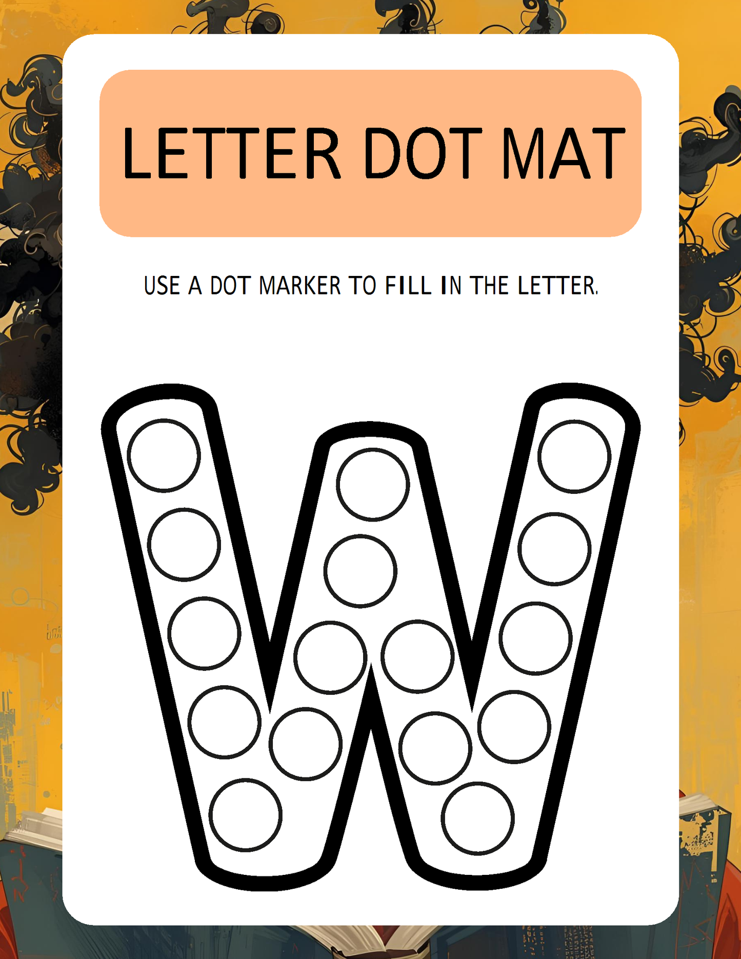 Melanated Minds Online Letter To Dot Workbook
