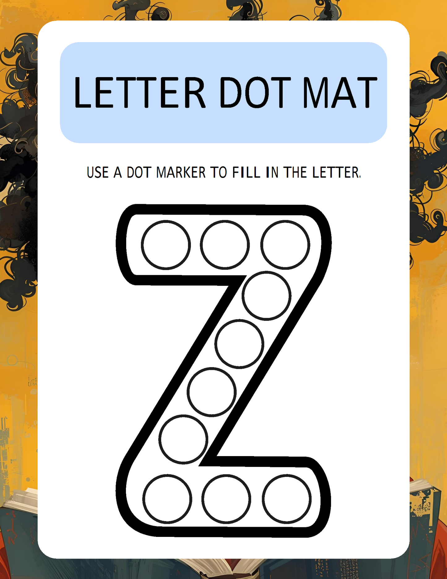 Melanated Minds Online Letter To Dot Workbook