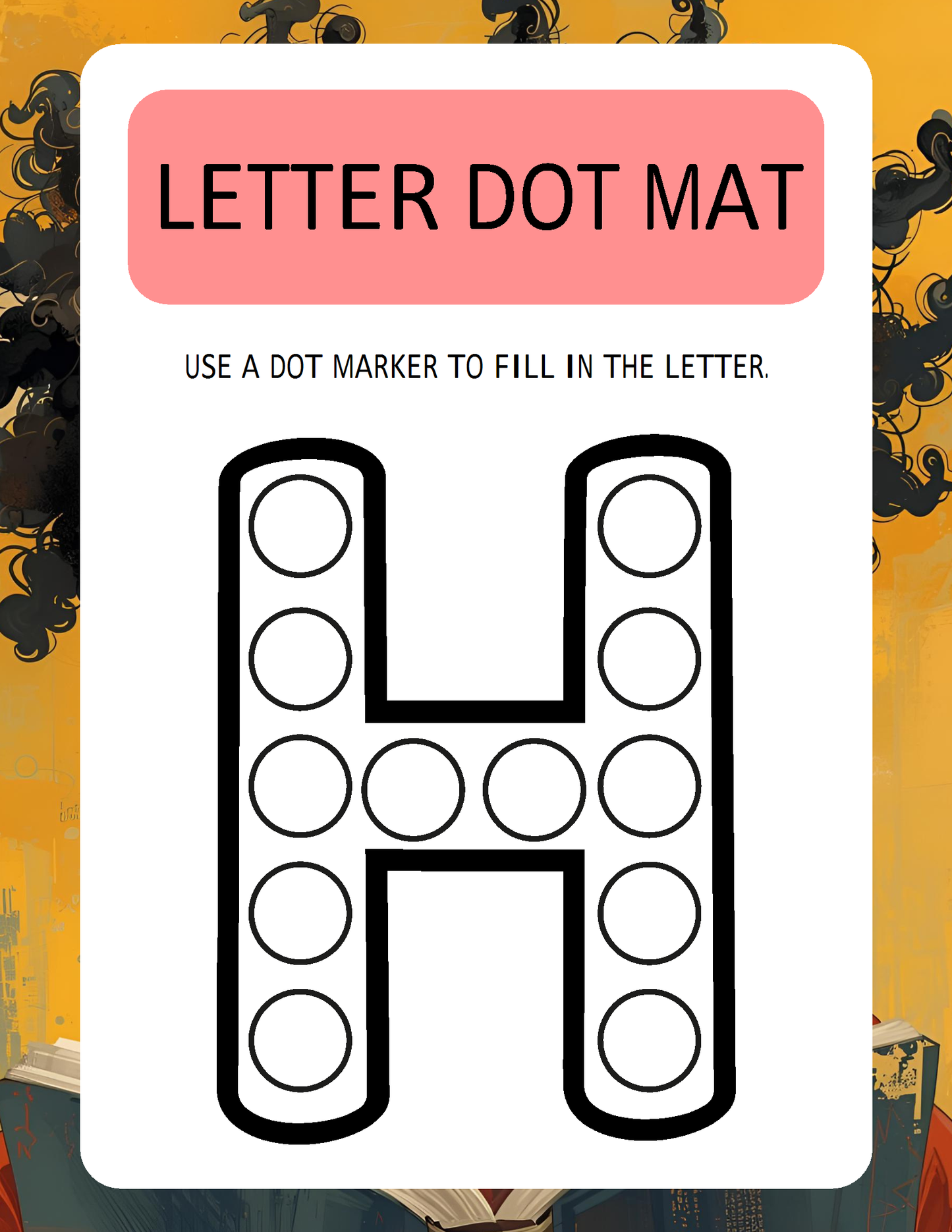 Melanated Minds Online Letter To Dot Workbook