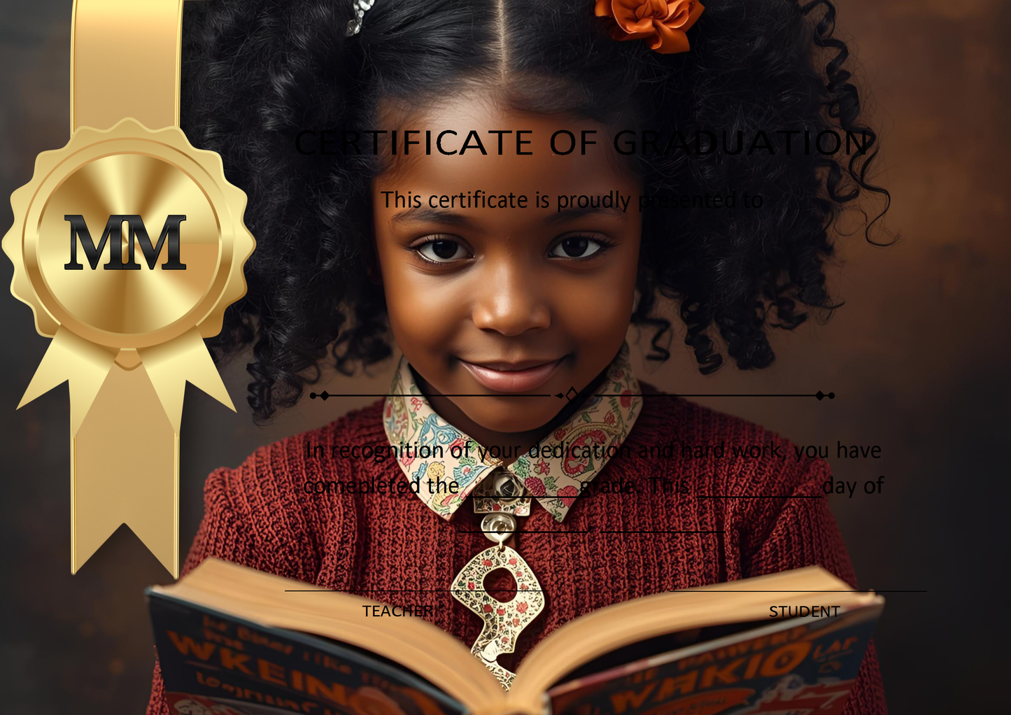 Melanated Minds Online Sophisticated Graduation Certificates