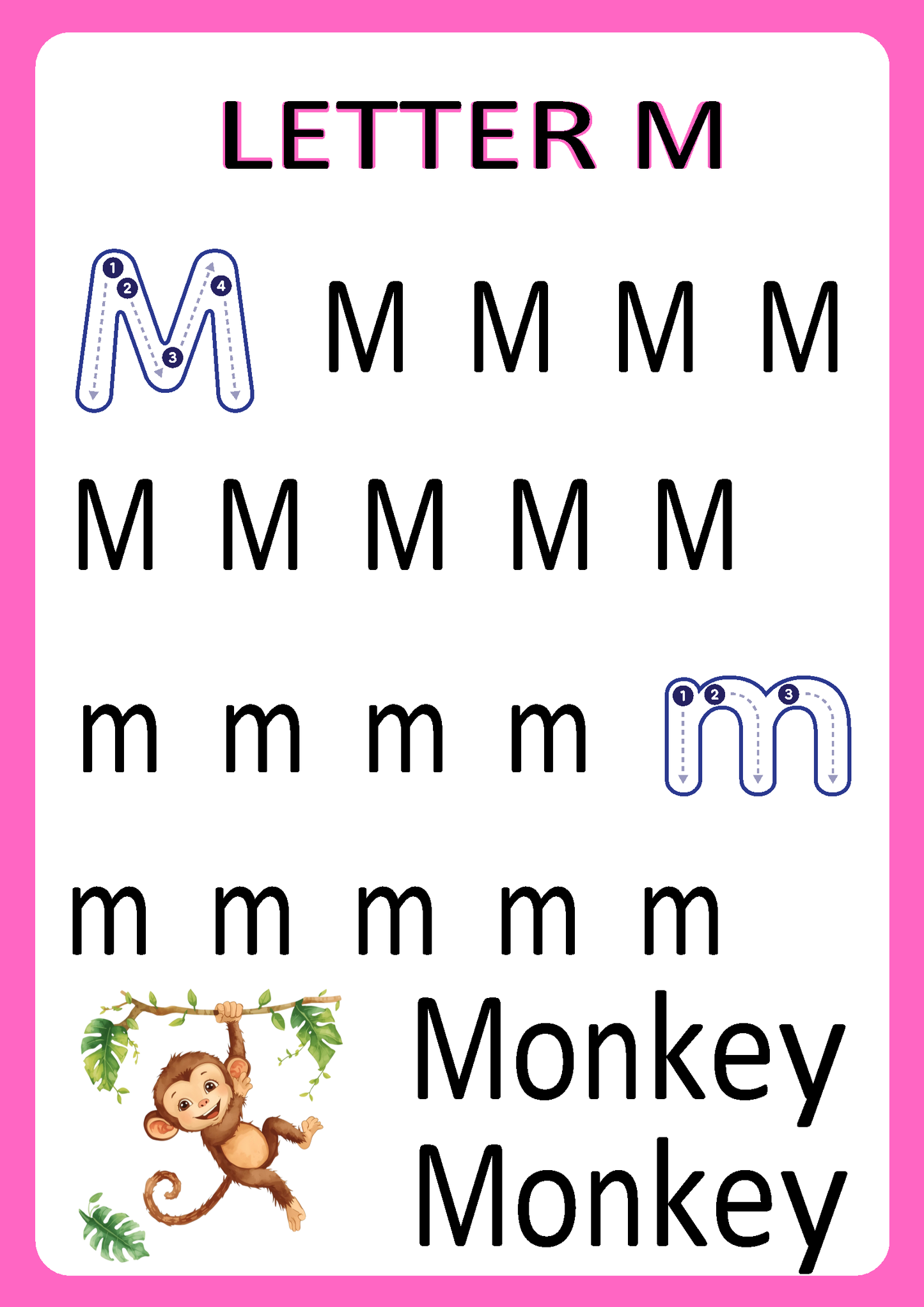 Melanated Minds Online Trace The Alphabet Workbook