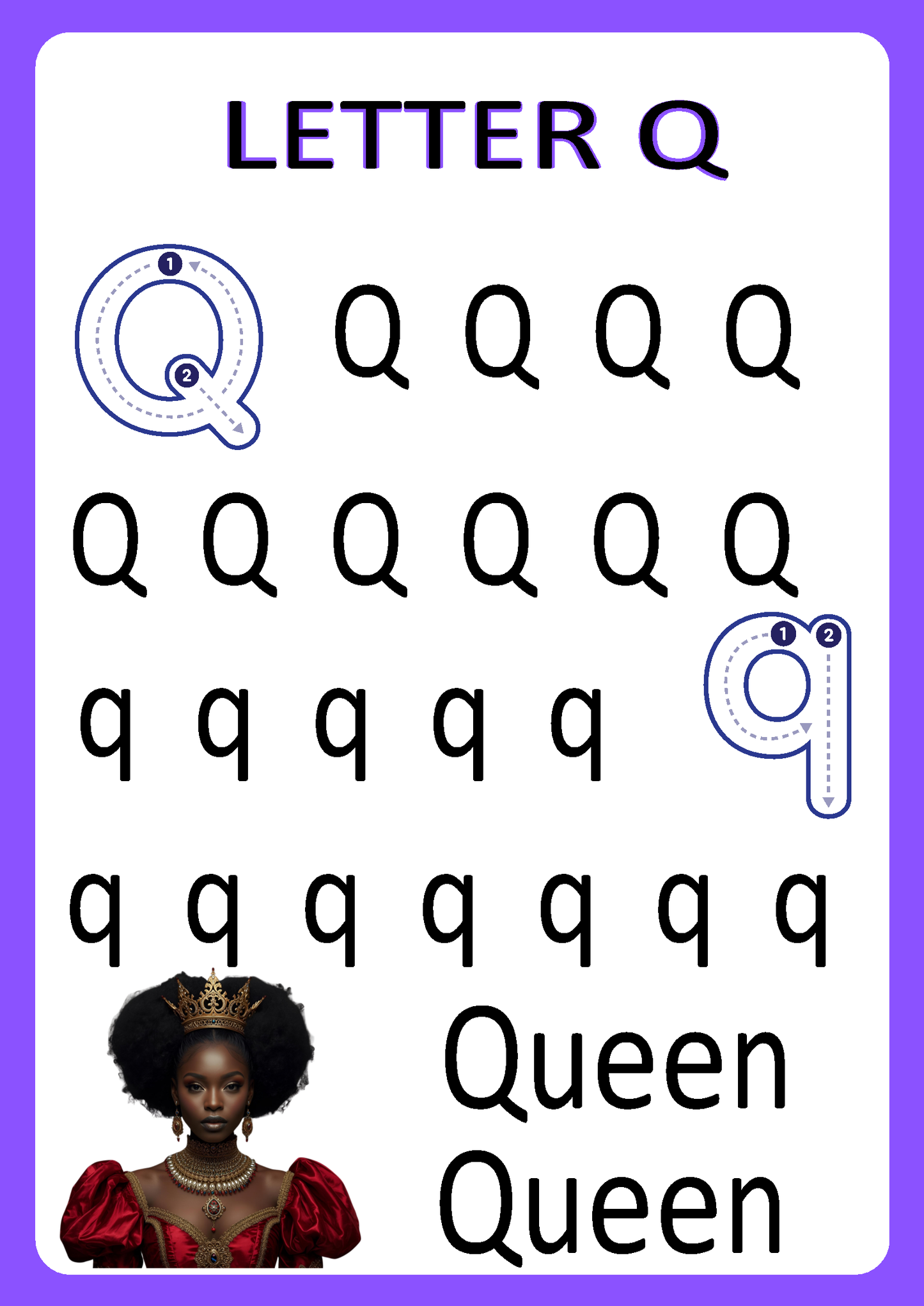 Melanated Minds Online Trace The Alphabet Workbook