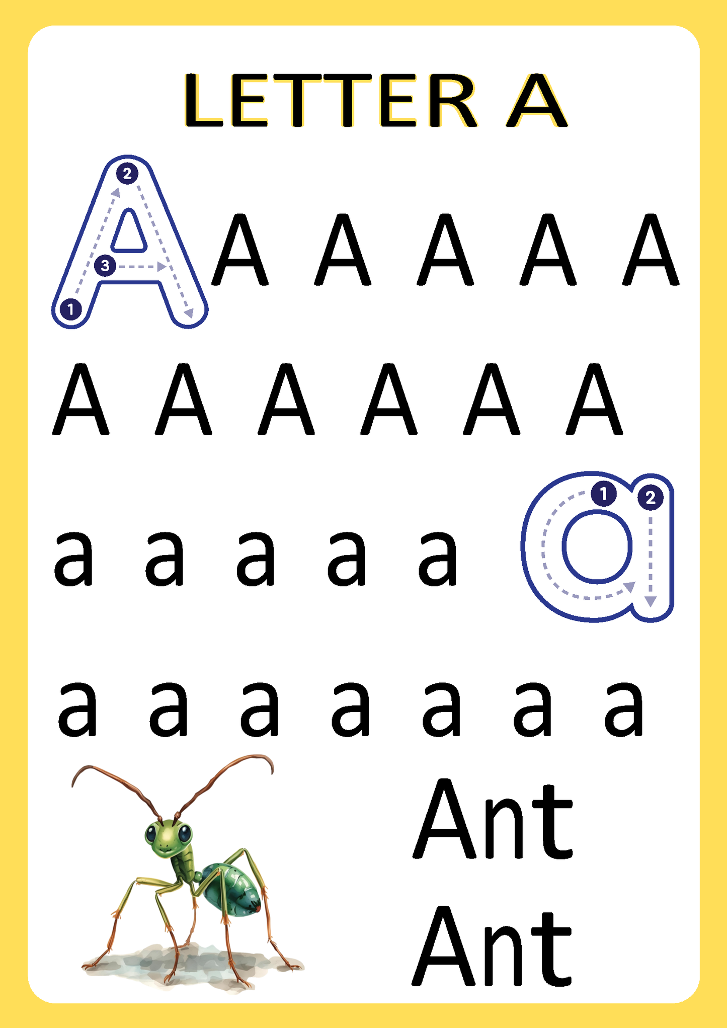 Melanated Minds Online Trace The Alphabet Workbook