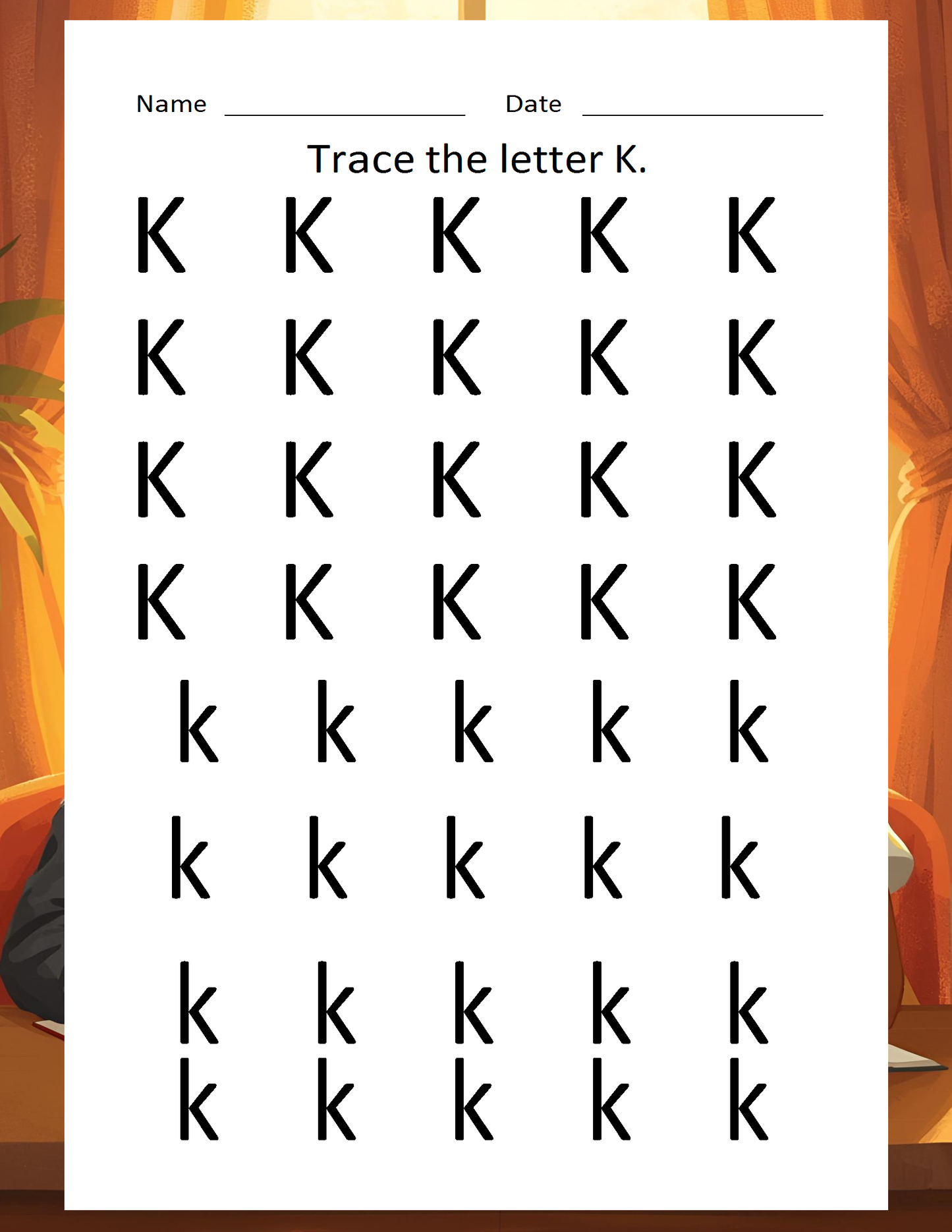 Melanated Minds Pre-School Alphabet Workbook