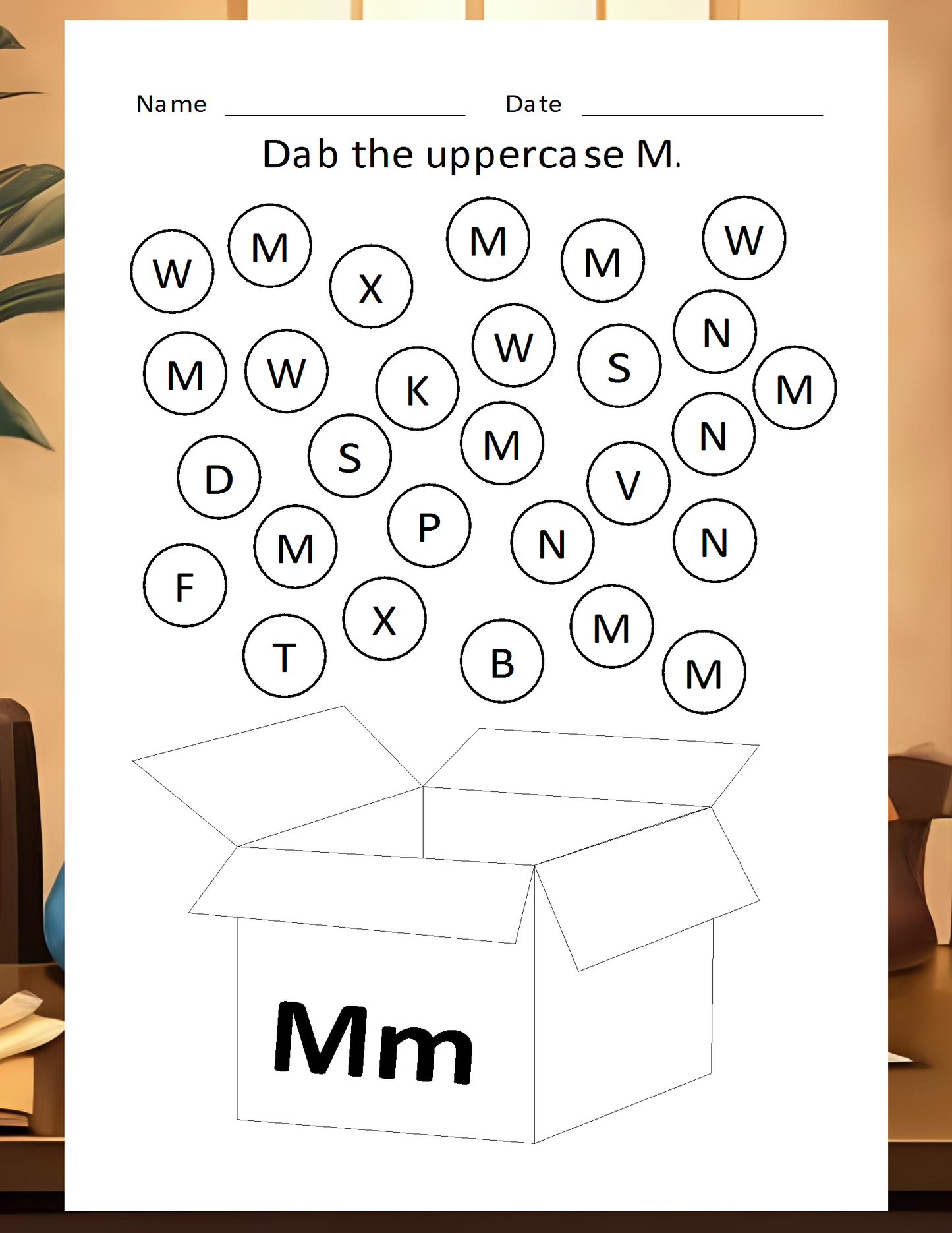Melanated Minds Pre-School Alphabet Workbook