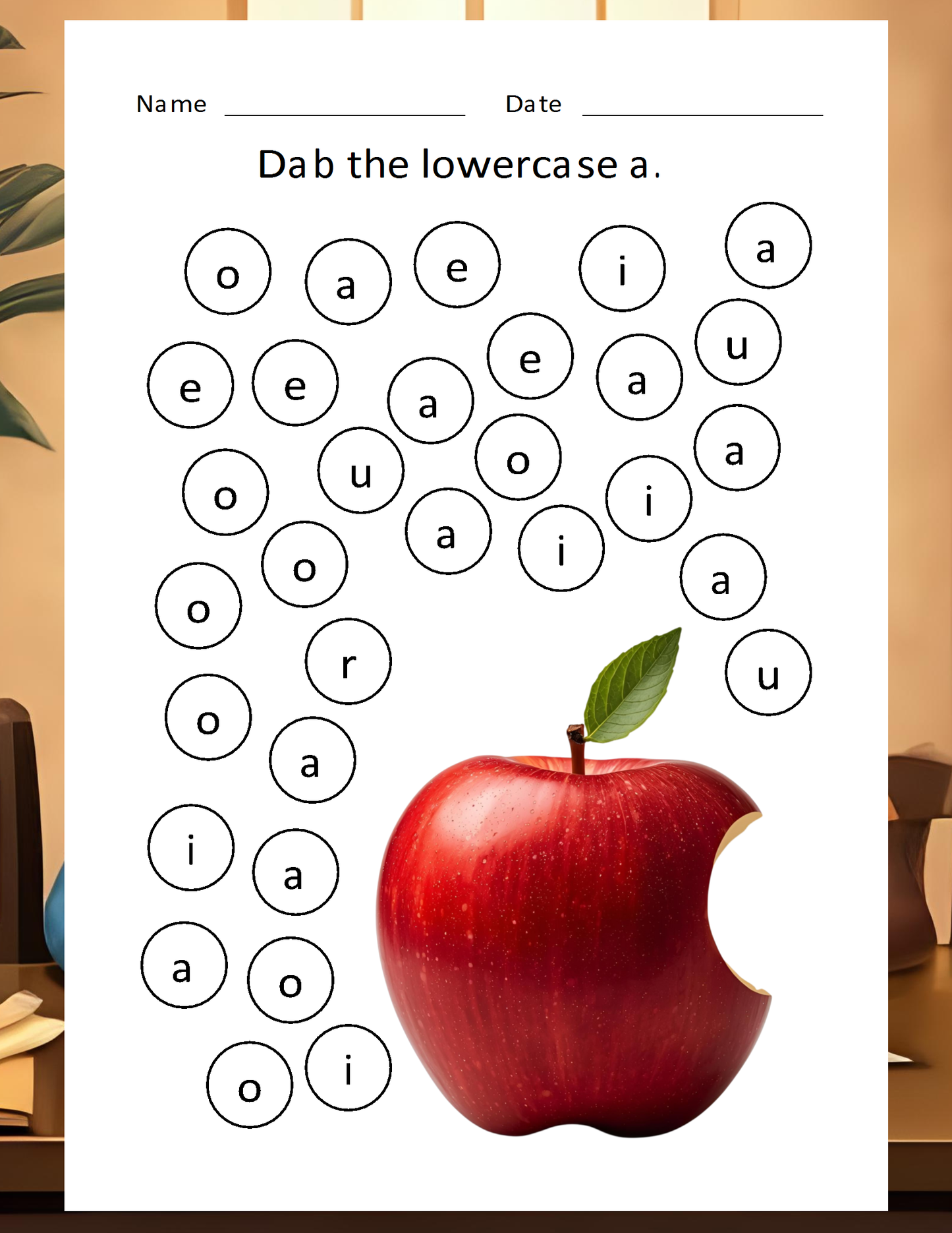 Melanated Minds Pre-School Alphabet Workbook