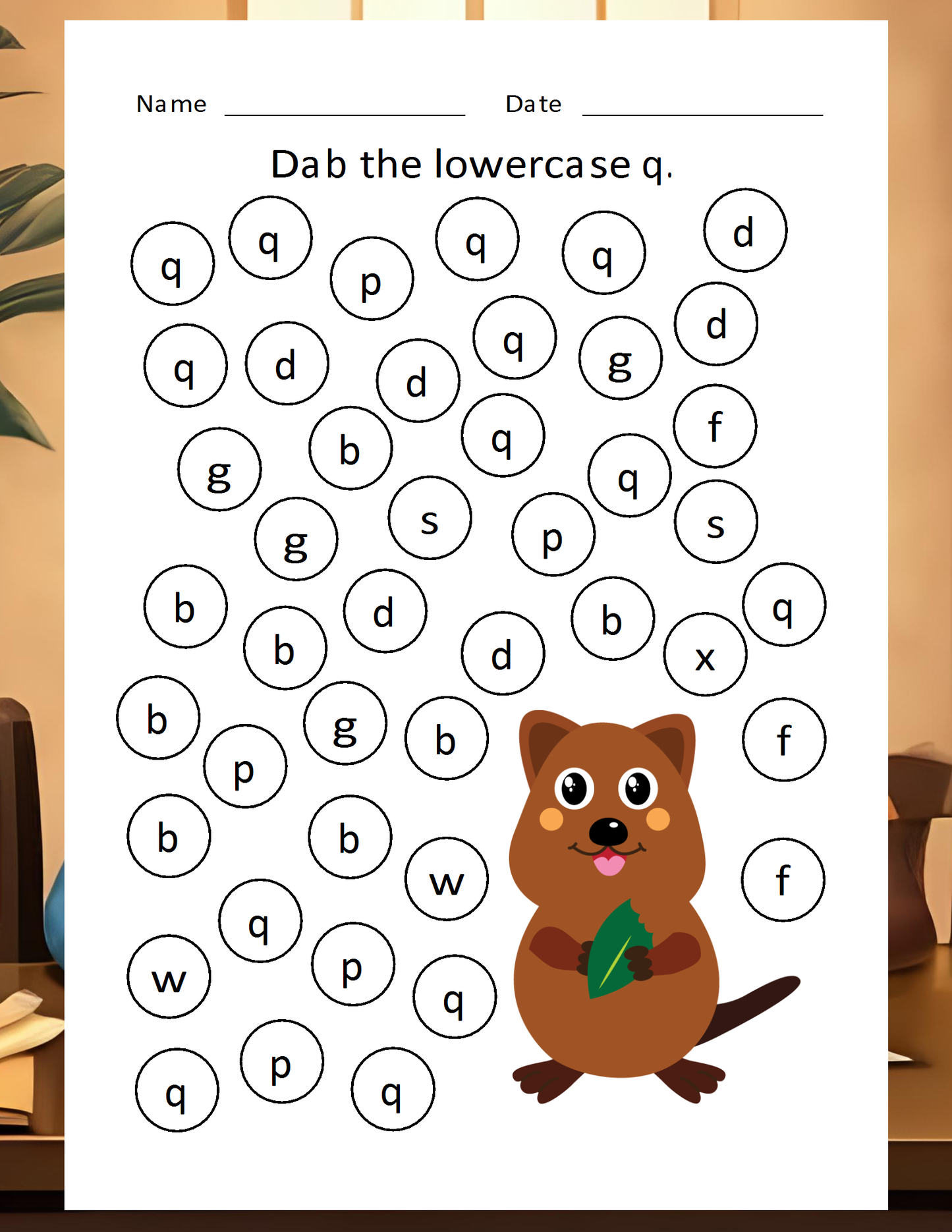 Melanated Minds Pre-School Alphabet Workbook