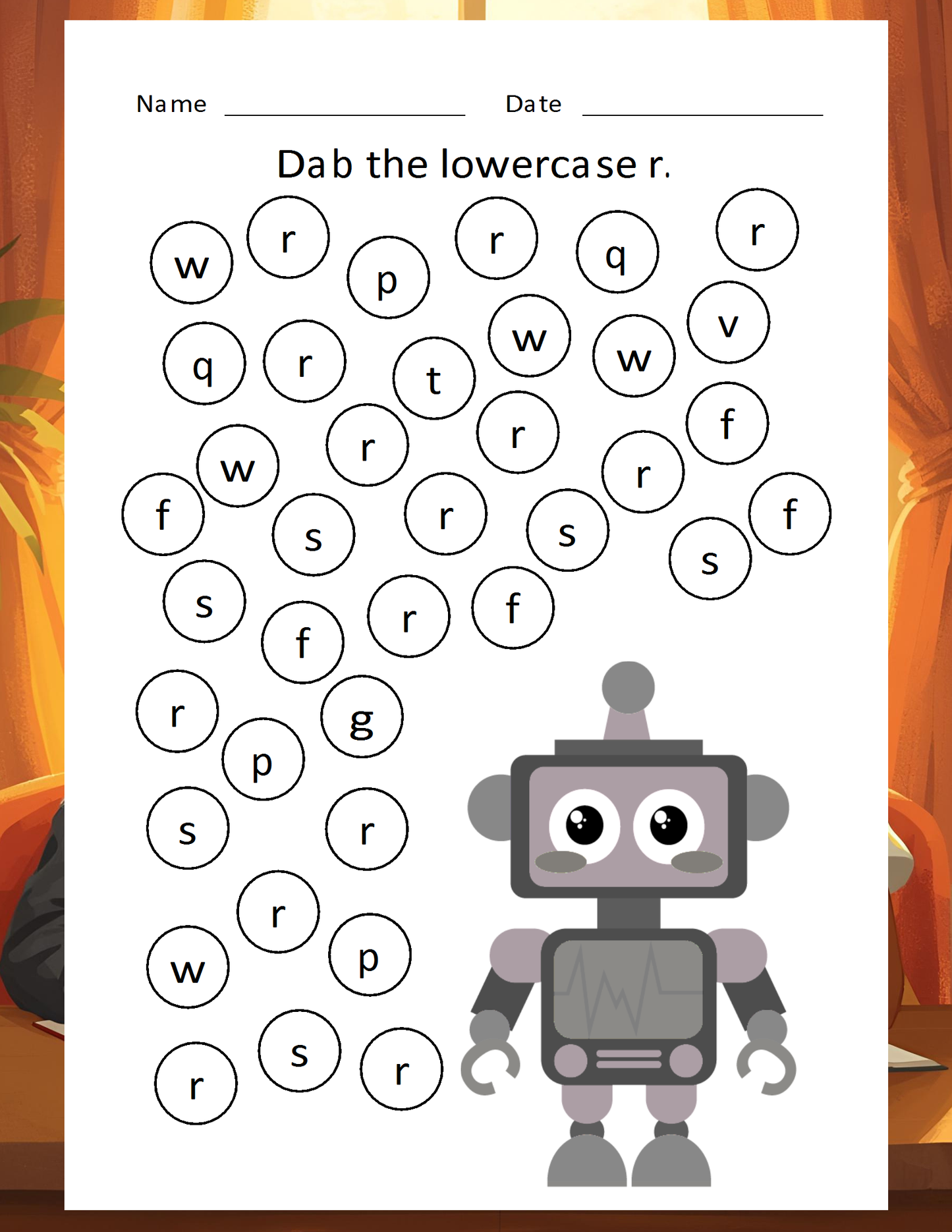 Melanated Minds Pre-School Alphabet Workbook