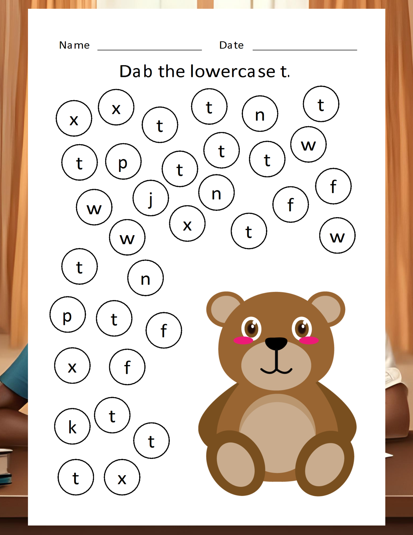 Melanated Minds Pre-School Alphabet Workbook